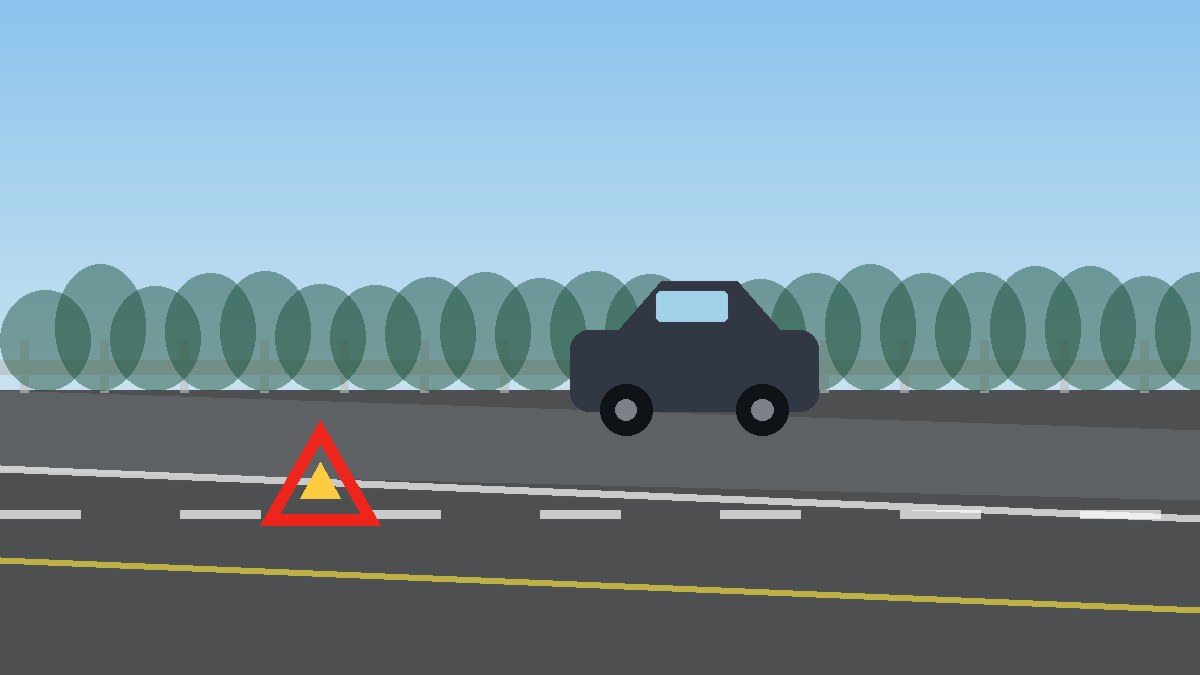 普陀道路故障安全等待现场图